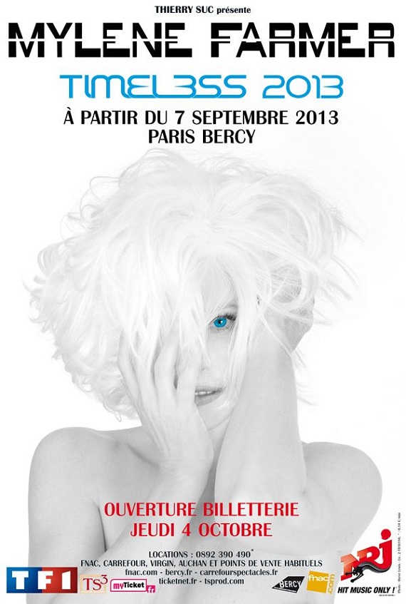 Timeless 2013 : affiche Mylène Farmer