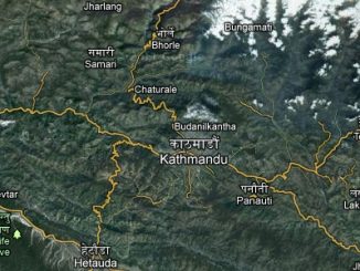 Google maps Népal