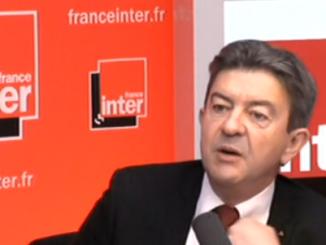 Melenchon dénonce les "salopards" sur France Inter