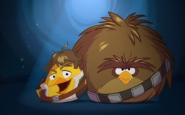 Angry Birds Star Wars avec Chewbacca et Anh Solo