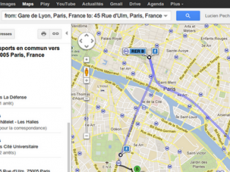 La RATP dans Google Maps