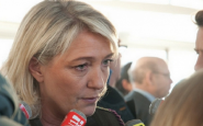 Présidente du Front national Marine Le Pen