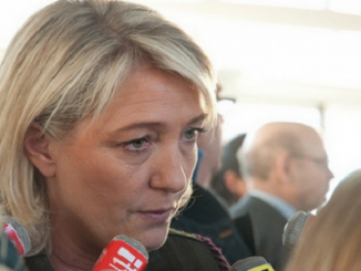 Présidente du Front national Marine Le Pen