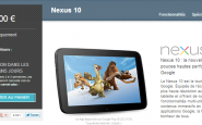 Tablette Nexus 10 de Google