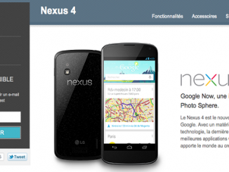 Google dévoile son Nexus 4