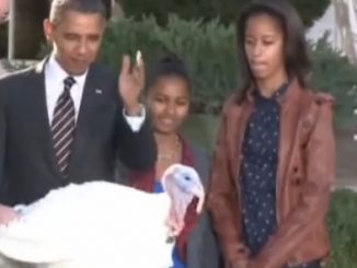 Barack Obama veille de thanksgiving