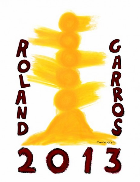 Affiche 2013 de Roland Garros