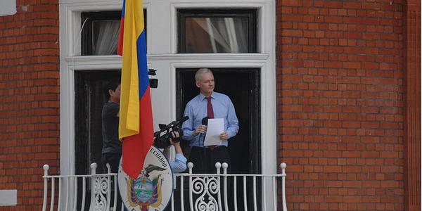Julian Assange à Londres