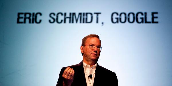 Eric Schmidt, directeur de Google