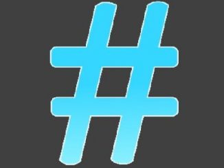 Le hashtag utilisé sur le réseau Twitter