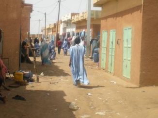 une rue d'une ville du Mali