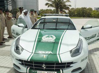 Ferrari FF de la police de Dubaï