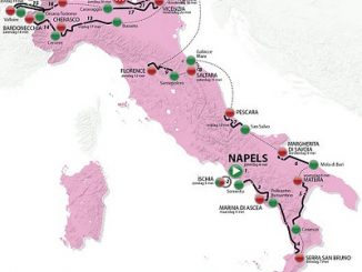 Giro 2013 - Parcours officiel du tour d'Italie