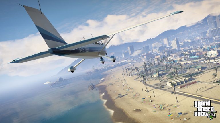 Contrôle d'un avion bi-moteur dans GTA 5