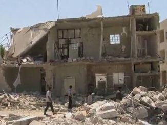 Bâtiments détruits en Syrie