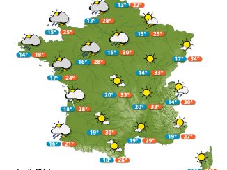 Prévisions météo France du lundi 17 juin