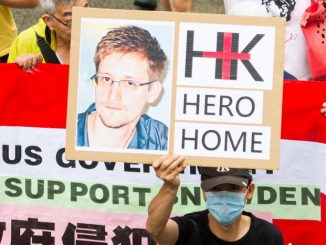 Manifestation de soutien à Edward Snowden