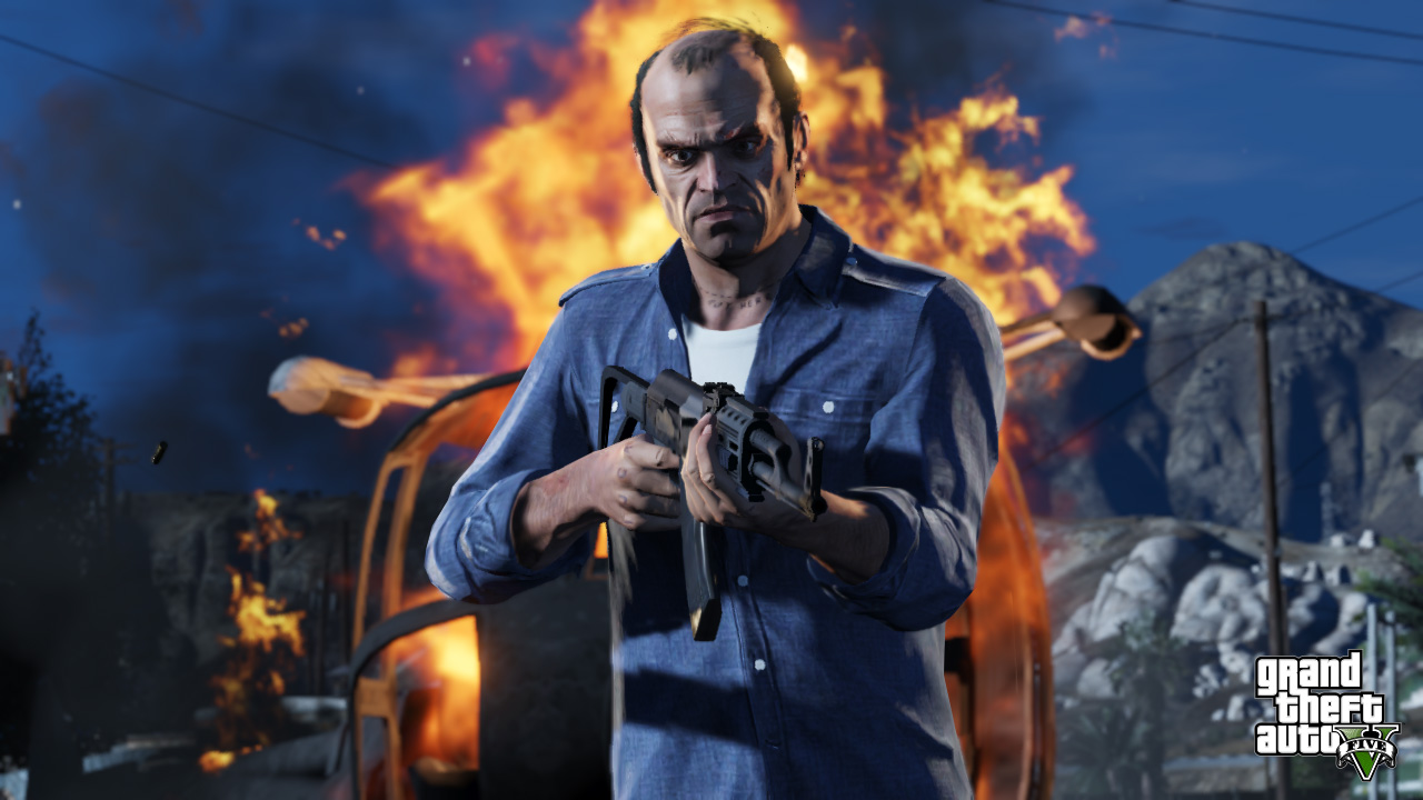 le personnage principal Trevor de GTA 5