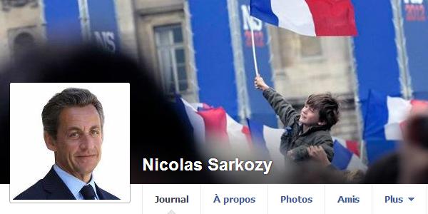 Page Facebook de Nicolas Sarkozy