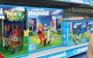 Playmobil dans un supermarché