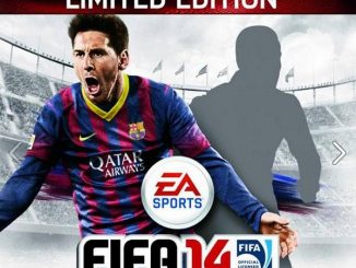 Pochette du jeu FIFA 14 avec Lionel Messi