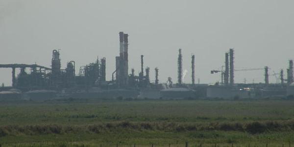 La raffinerie Total de Donges