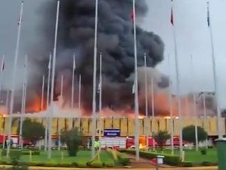 Incendie à l'aéroport de Nairobi au Kenya