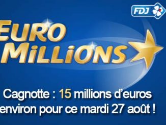 Résultats Euromillions du mardi 27 août 2013