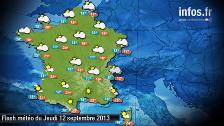 Météo (France) : prévisions du jeudi 12 septembre
