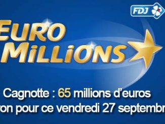 Résultats Euromillions du vendredi 27 septembre