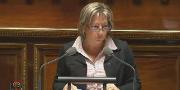 Natacha Bouchart, maire de Calais