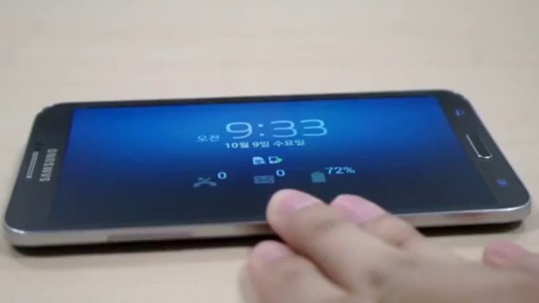 Galaxy Round : Samsung dévoile un smartphone à écran incurvé