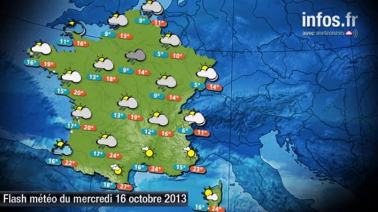 Météo (France) : les prévisions du 16 octobre