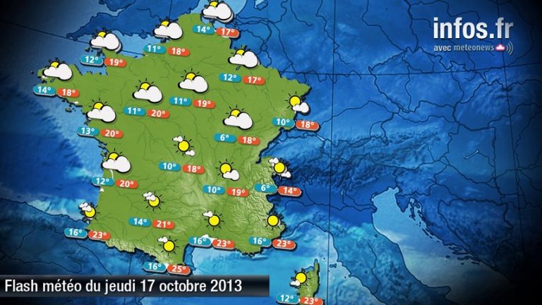Météo (France) : les prévisions du 17 octobre