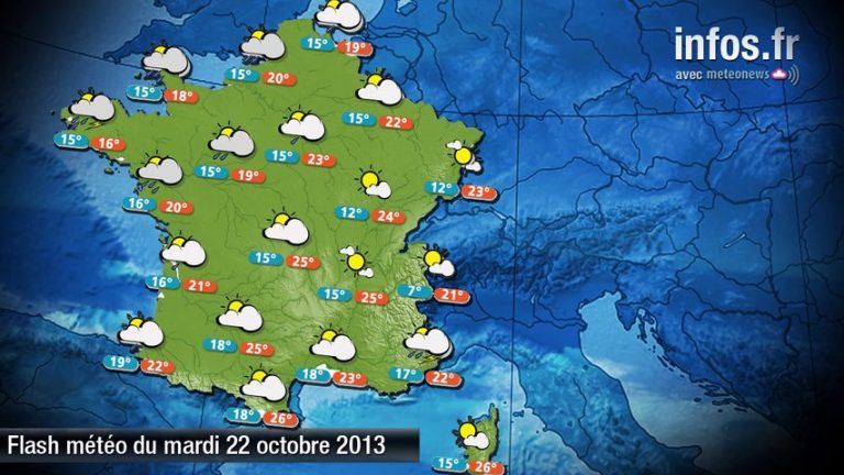 Météo (France) : les prévisions du 22 octobre
