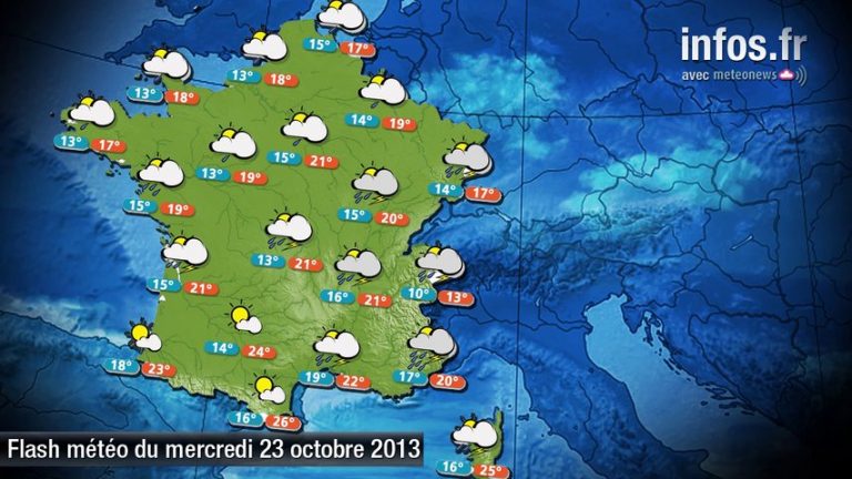 Météo (France) : les prévisions du 23 octobre