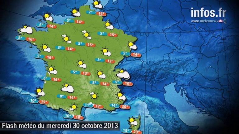 Météo (France) : les prévisions du 30 octobre