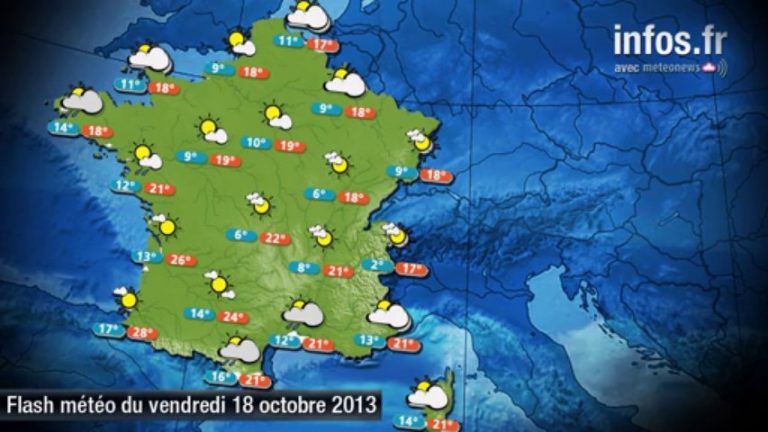Météo (France) : les prévisions du vendredi 18 octobre