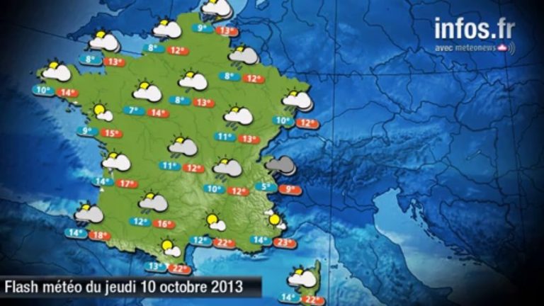 Prévisions météo (France) du jeudi 10 octobre