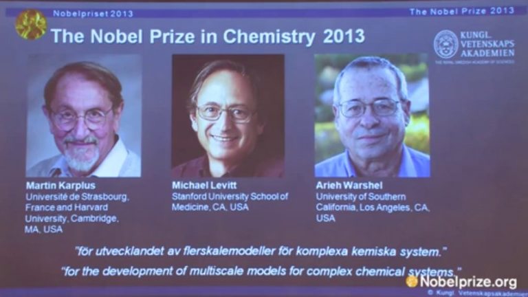 Trois scientifiques décrochent le prix Nobel de chimie 2013