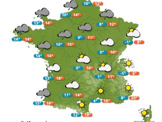 Prévisions météo France du Mardi 12 novembre