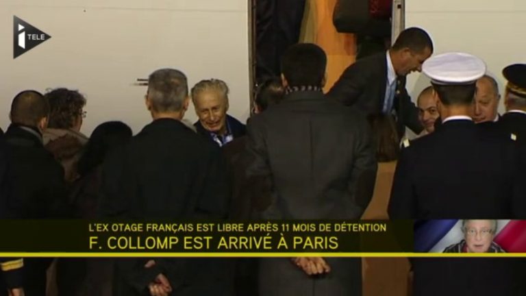 L’ancien otage Francis Collomp revient en France