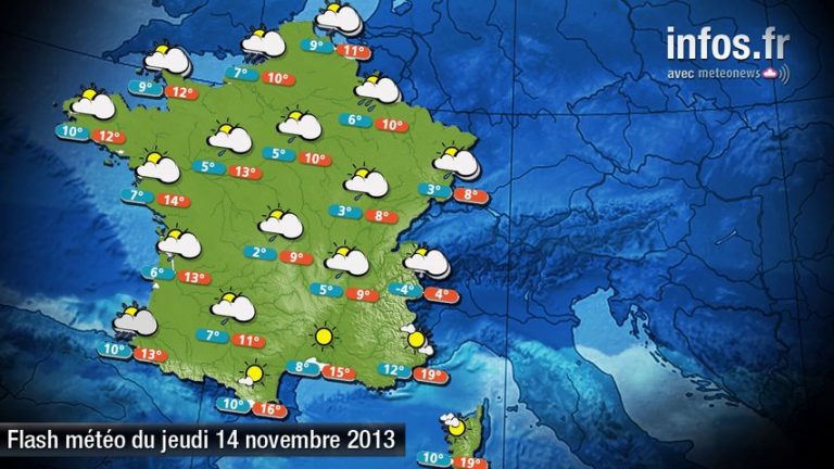 Météo (France) : les prévisions du 14 novembre