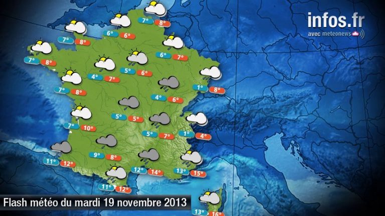 Météo (France) : les prévisions du 19 novembre