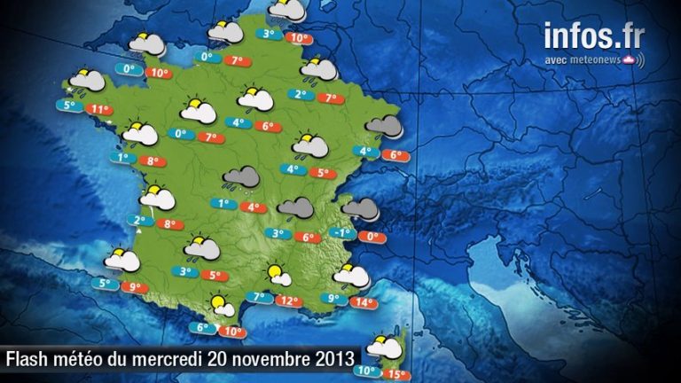 Météo (France) : les prévisions du 20 novembre