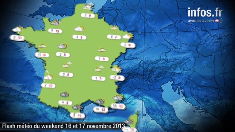 Météo (France) : les prévisions du week-end (16-17 novembre)