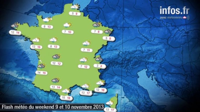Météo (France) : les prévisions du week-end (9 et 10 novembre)
