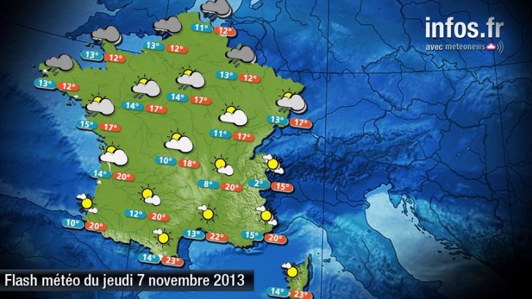 Météo (France) : prévisions du 7 novembre