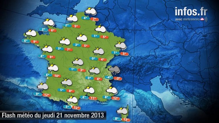 Météo (France) : prévisions du jeudi 21 novembre