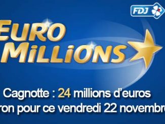Résultat du tirage Euromillions du vendredi 22 novembre